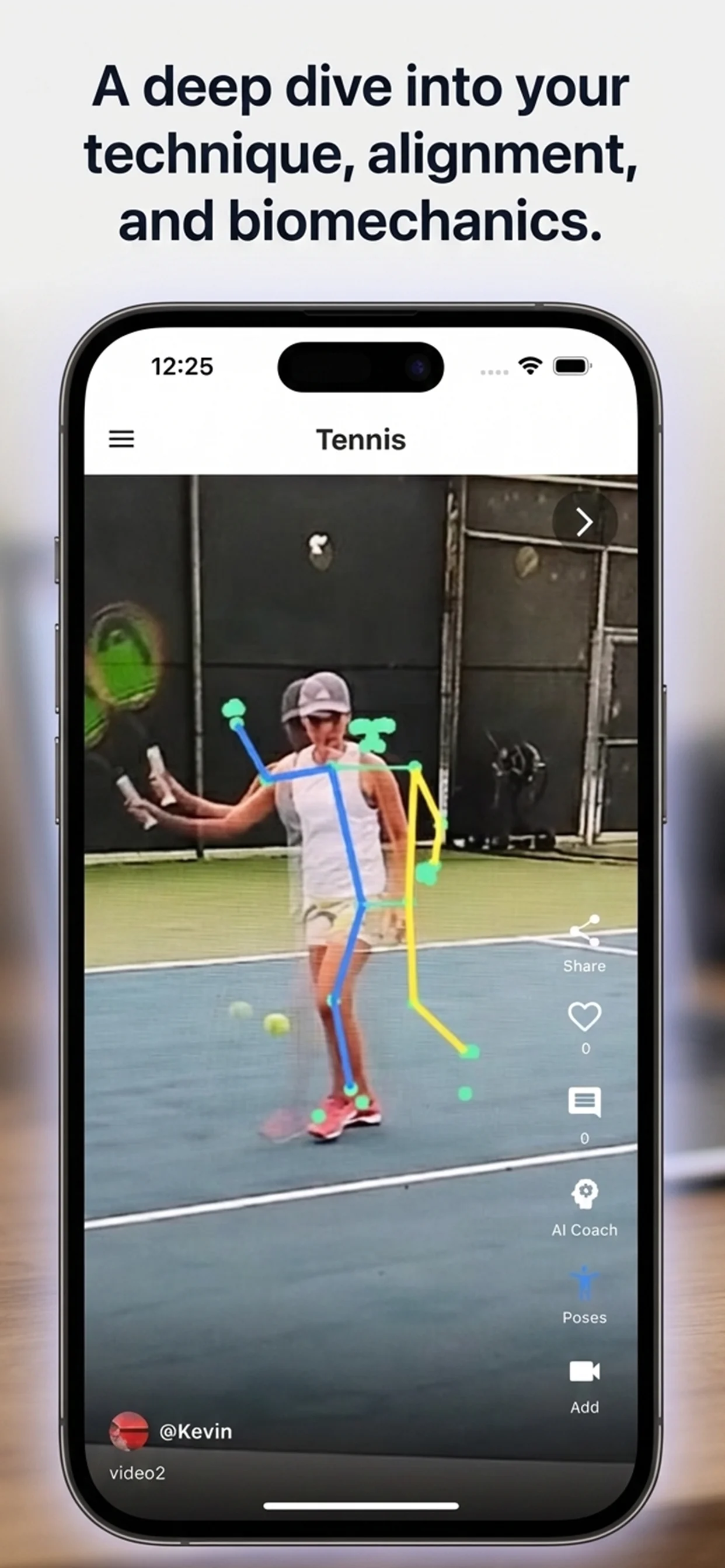 AI-powered biomechanical feedback scorecard with corrective technique recommendations